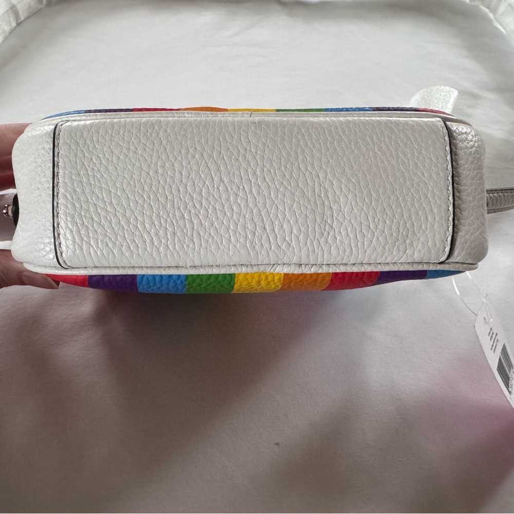 NWT Kate Spade Kourtney Rainbow Stripe Crossbody Camera Bag - Picture 8 of 16